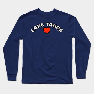 Lake Tahoe Heart Long Sleeve T-Shirt